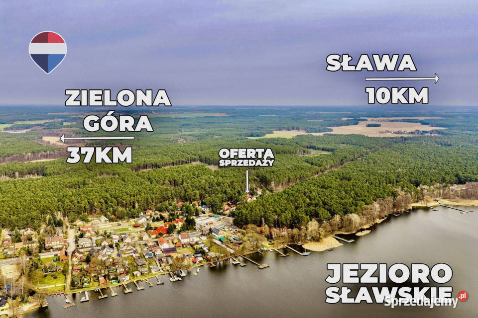 Dom jeziorem w mieszkania Lubiatów