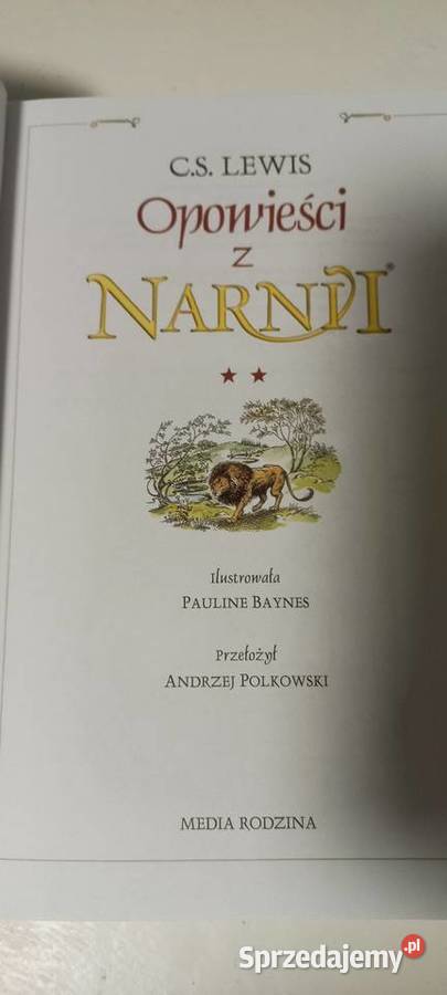Książka 2 tomy Opowieści z Narnii Gdańsk
