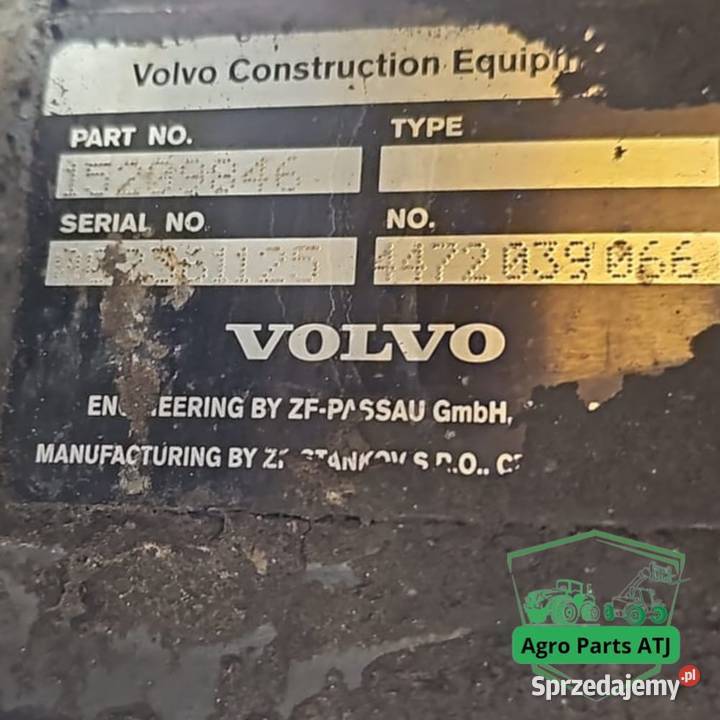 Volvo L35B ZS Pro 20042014r PartsCzęści Pozostałe Ciechanowiec