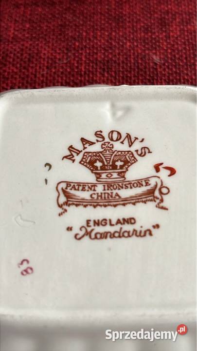 Patera Mandarin Miseczka MASONS England Patent Gdańsk