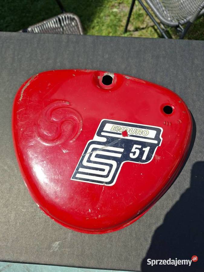 Pokrywa Boczna zbiornika Simson S51 DDR Pozostałe