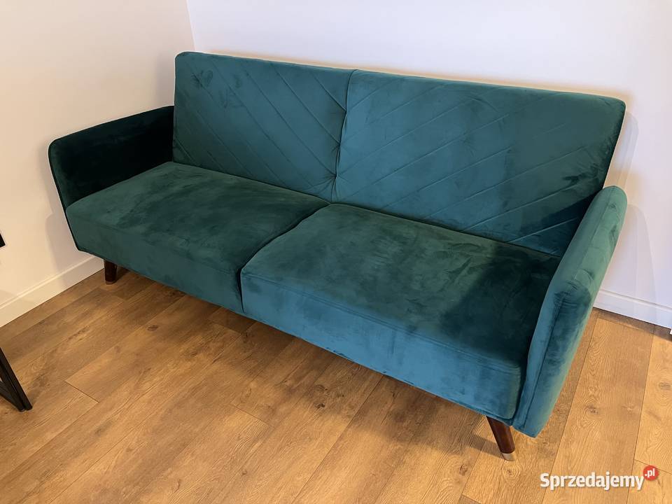 Kanapa sofa butelkowa zieleń Sofy i kanapy