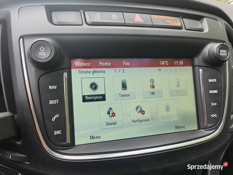 OPEL ZAFIRA C LIFT LED wbudowany bagażnik na manualna mazowieckie Mińsk Mazowiecki