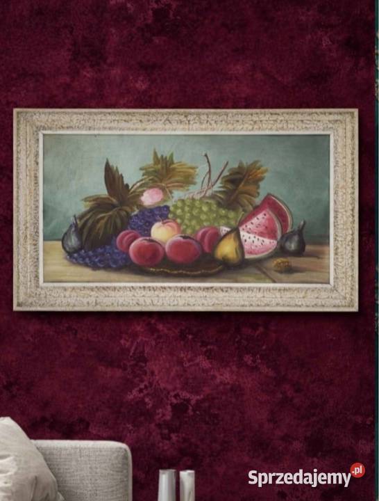 MARTWA NATURA W ORYGINALNEJ STAREJ RAMIE
80 x 50 Pabianice