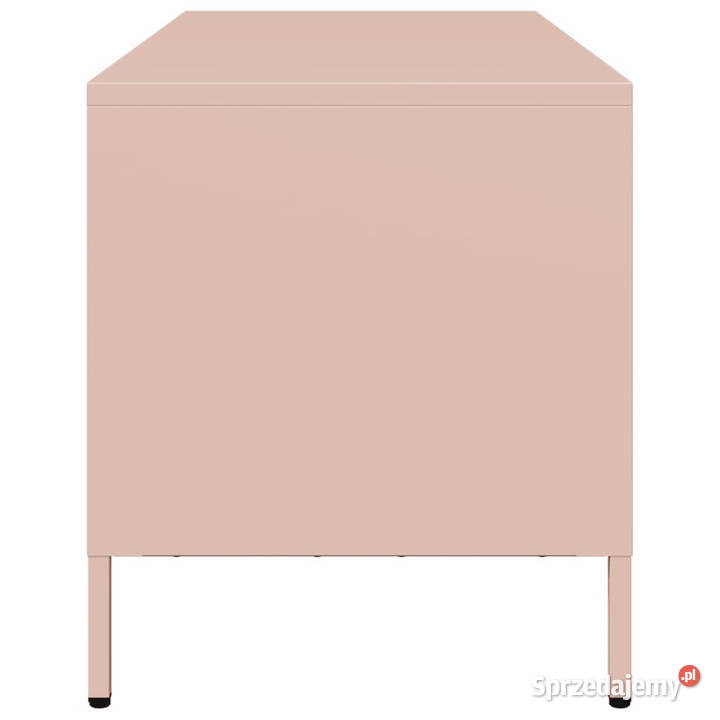Szafka RTV różowa 1015x39x435 stal walcowana na Warszawa