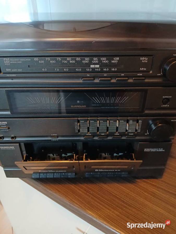 specjalnych amatorów Wieża Samsung tuner 2x Warszawa