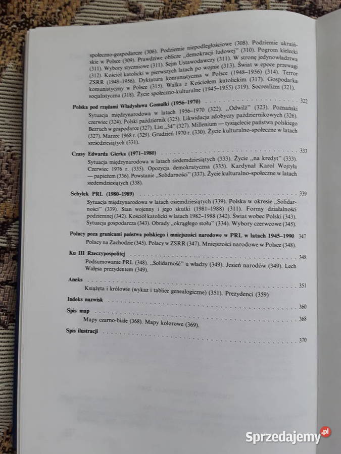 Polskie dzieje czasów najdawniejszych do Warszawa