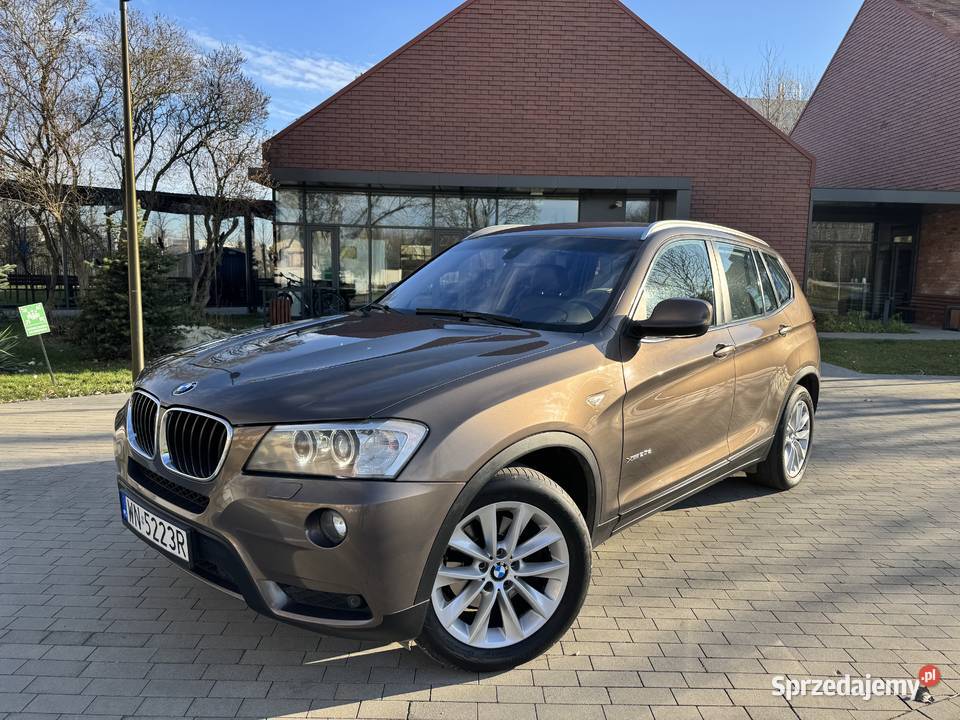 BMW X3 F25 xDrive20d 8HP Sport+ Brązowa skóra !  Hak elektryczny