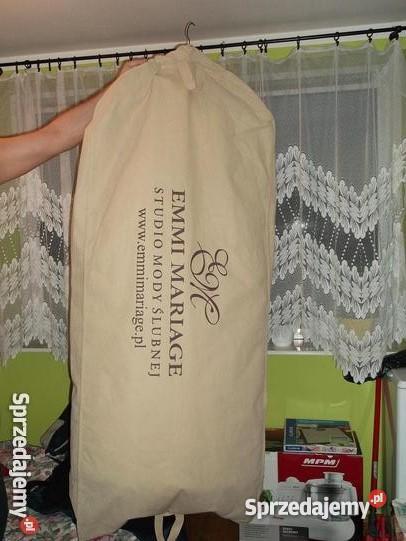 suknię ślubną EMMI MARIAGE MARABU rom38 Damska Słupsk