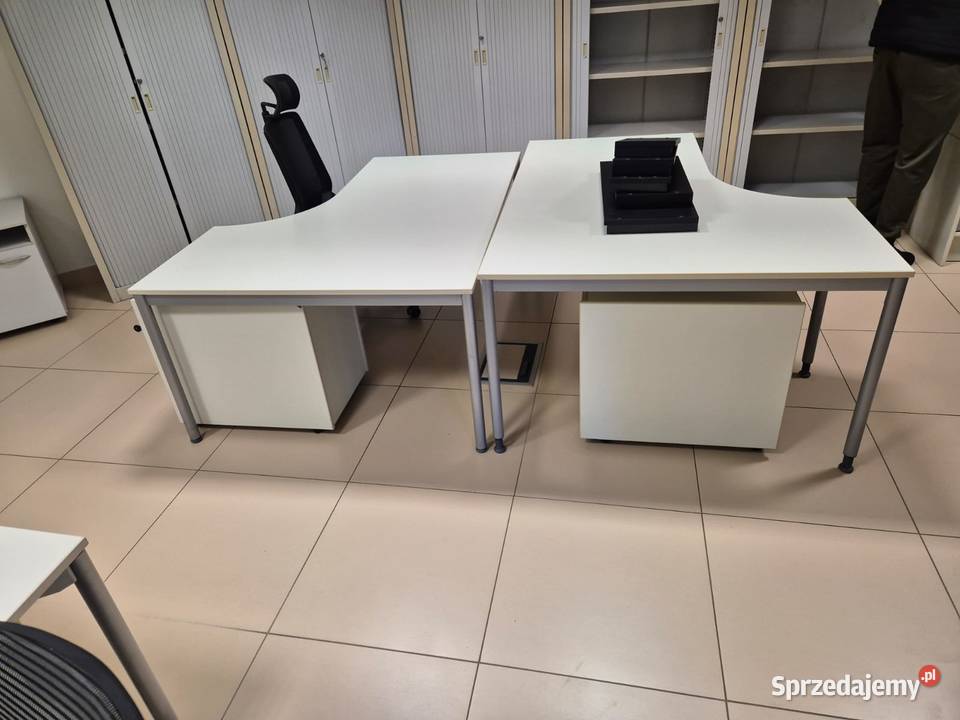 Biurko narożne 160x120 duże stabilne Dostępne 4 Biurka Warszawa