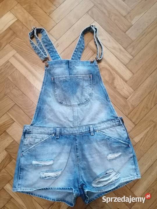 Spodenki na szelkach jeans pomorskie Gdańsk