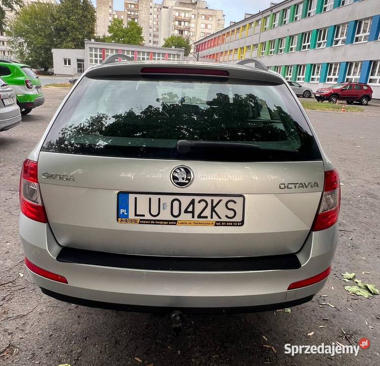 SKODA OCTAVIA 2015r 20 TDI 150178 srebrny lubelskie