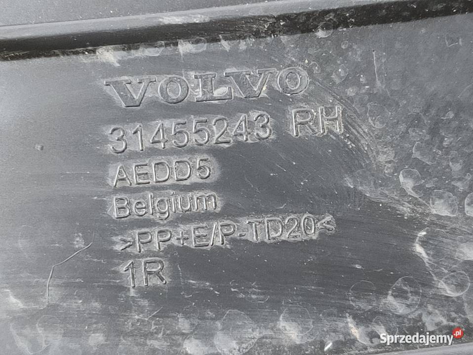 Ślizg Mocowanie Zderzaka Prawy Przód Volvo XC40