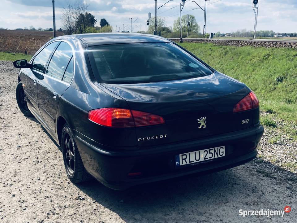 Peugeot 607 22HDI 133 6biegów CZARNY 297631km 607 podkarpackie Przeworsk