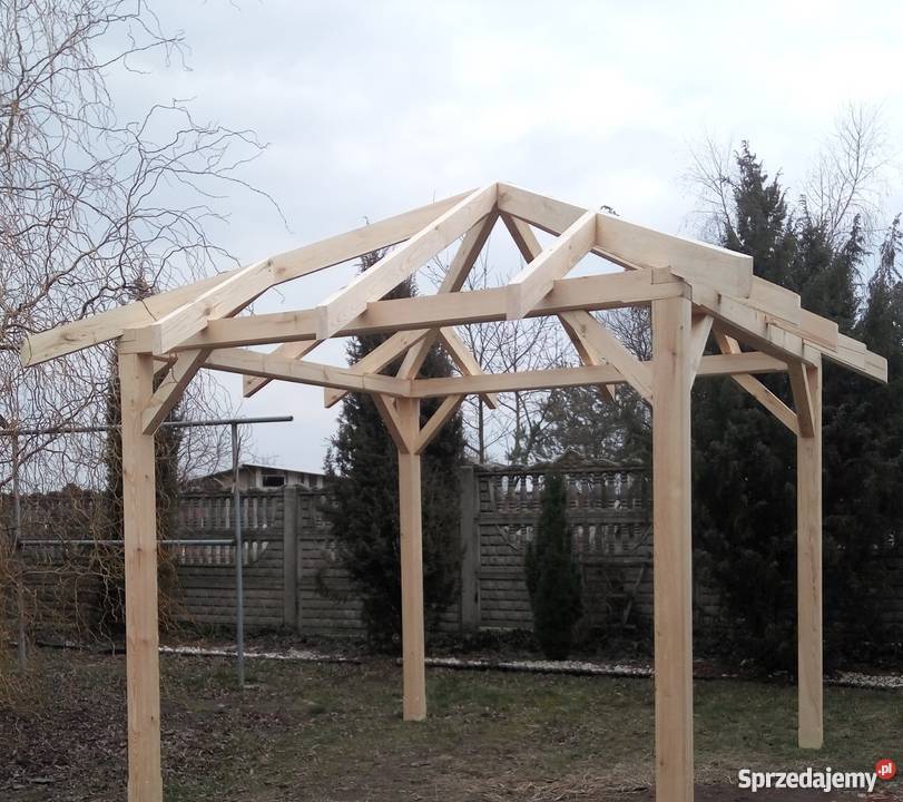 Altana KONSTRUKCJA ALTANY 32x32m Altanka Pergola Łuków
