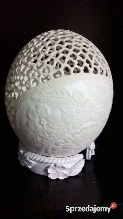 ażurowe grawerowane wydmuszki strusie śląskie Lubliniec sprzedam