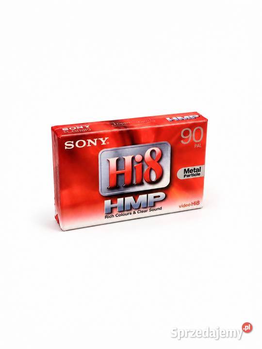 Nowa Kaseta Wideo SONY Hi8 HMP 90 PAL P590HMP Poddębice sprzedam