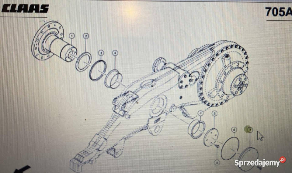 CLAAS 00 0764 409 1Claas pokrywaClaas Lexion Rolnictwo Jastrzębniki