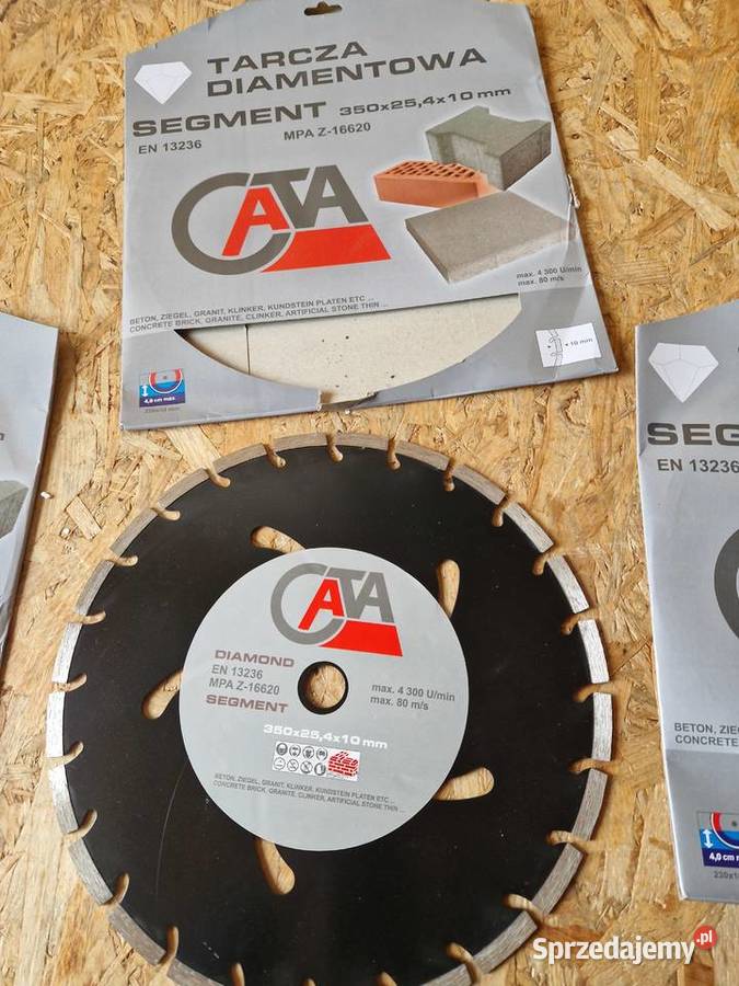 TARCZA DIAMENTOWA DO BETONU CEGŁY KOSTKI 350 MM wielkopolskie
