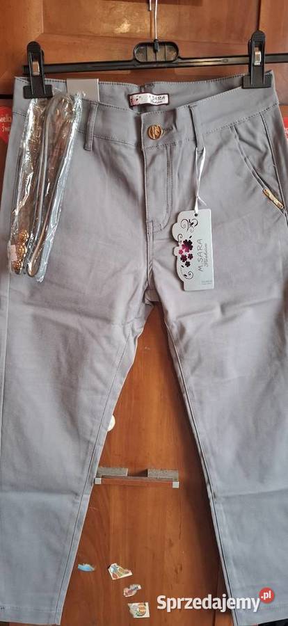 Eleganckie spodnie z paskiem Szczecin