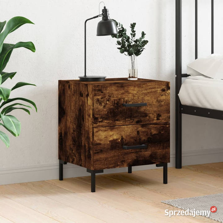 Szafka nocna przydymiony dąb 40x35x475 WM827318