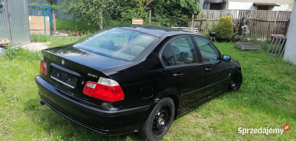Bmw e46 drzwi tylne prawe sedan kolor czarny Aleksandrów Łódzki