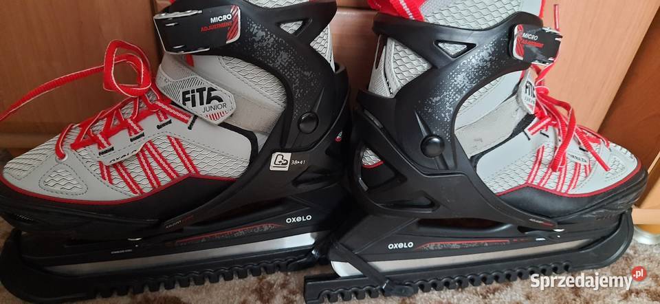 Łyżwy Oxelo Junior torba Toruń