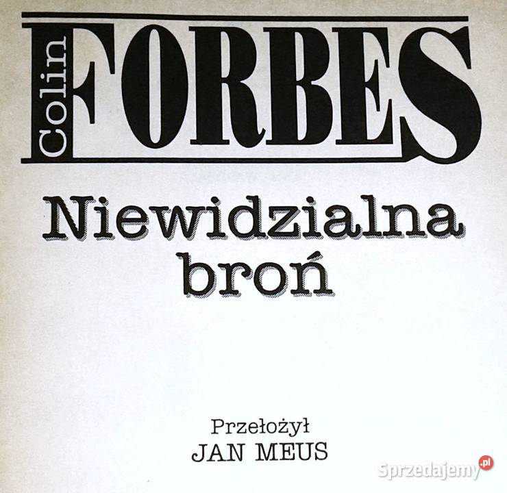 Niewidzialna broń Colin Forbes Chełm