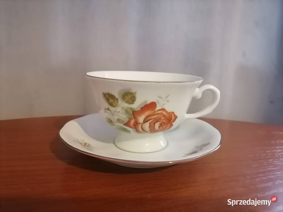 Duet Róża Pomarańczowa Karolina PRL Wałbrzych