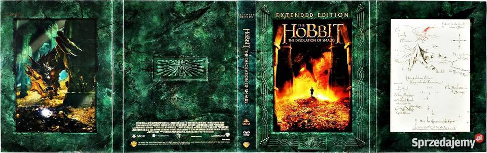 HOBBIT PUSTKOWIE SMAUGA EDYCJA ROZSZERZONA 5 DVD przygodowy