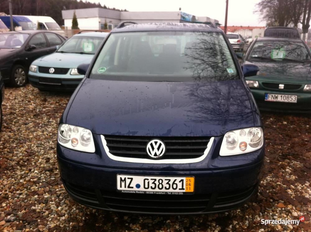 VW TOURAN 19TDI 105 2006r podgrzewane fotele Volkswagen sprzedam