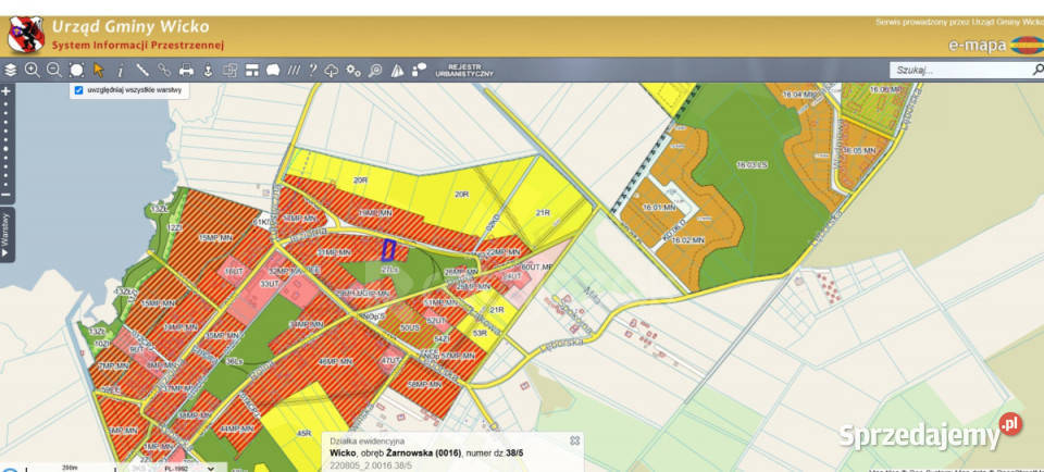 Ogłoszenie działka 896m Żarnowska