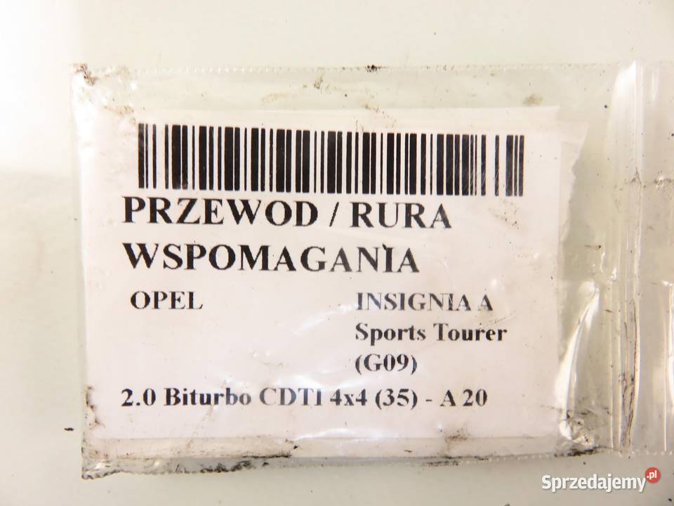 PRZEWÓD WSPOMAGANIA OPEL INSIGNIA A 20 Biturbo