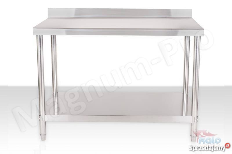 GASTRONOMICZNY BLAT ROBOCZY Z RANTEM 100x70 STAL Poczesna
