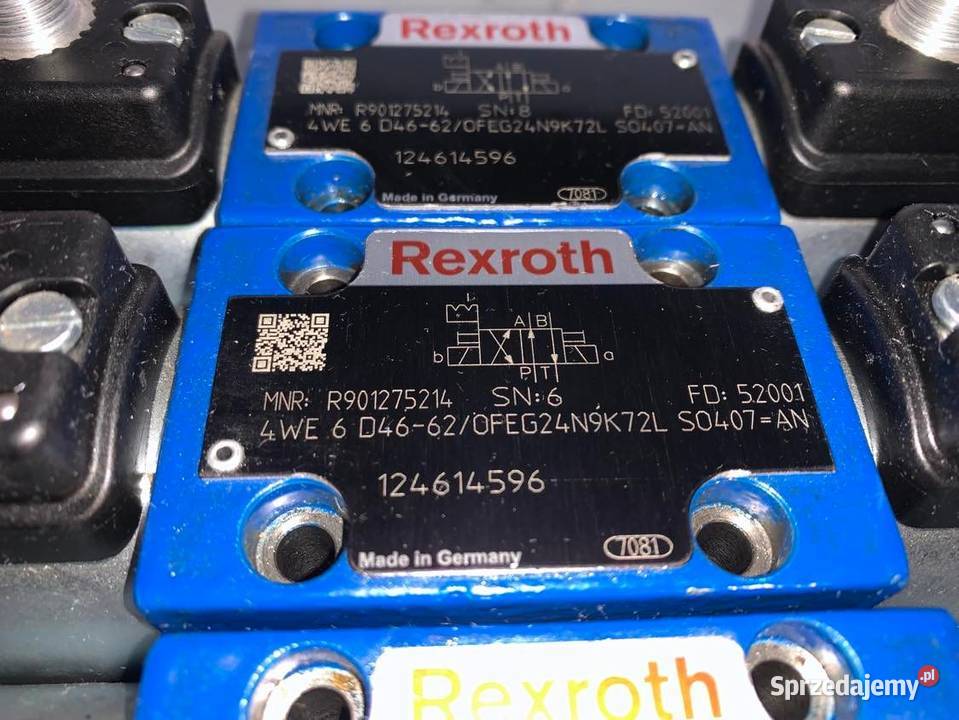 Rexroth 4WE6D46 62 OFEG24N9K72L Hydraulic Valve Warszawa