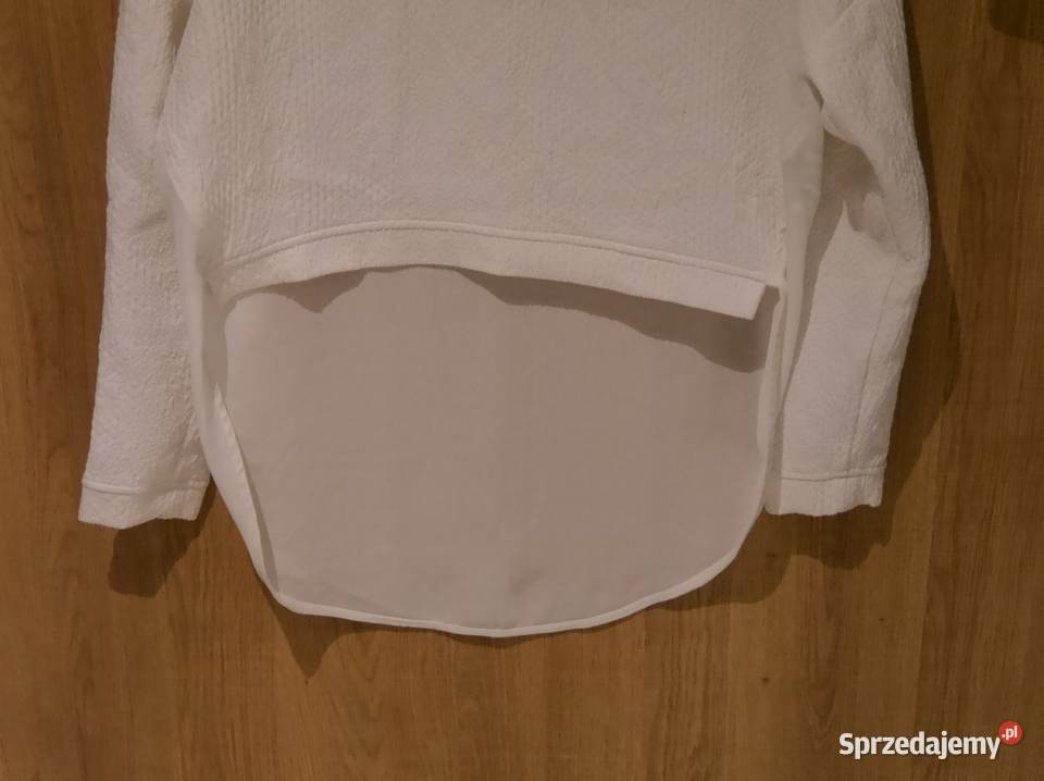 Bershka bluzeczka dłuższy tiulowy tył 36 S dolnośląskie Wrocław