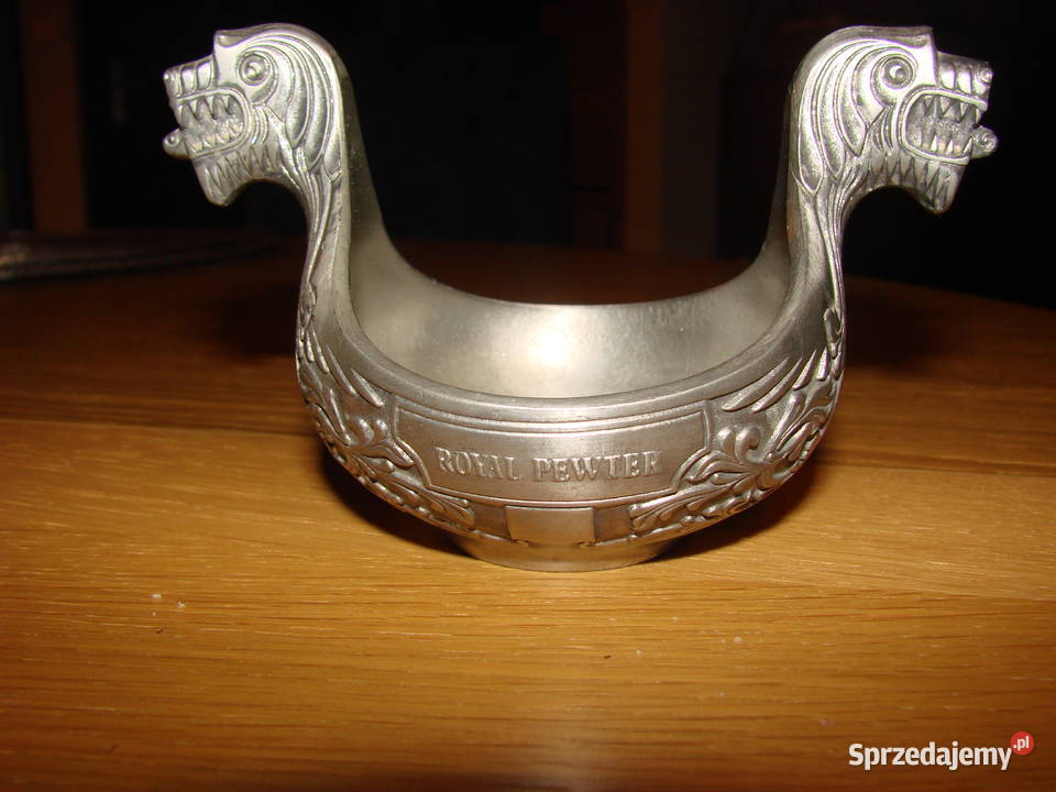 Royal Pewter Smocza łodź cynowa miseczka Antyki, Sztuka, Kolekcje Pruszcz Gdański