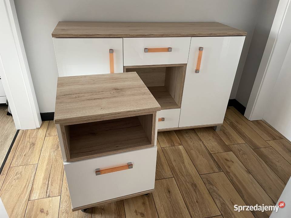 Komoda i Kontenerek Biała Super kujawsko-pomorskie Inowrocław sprzedam