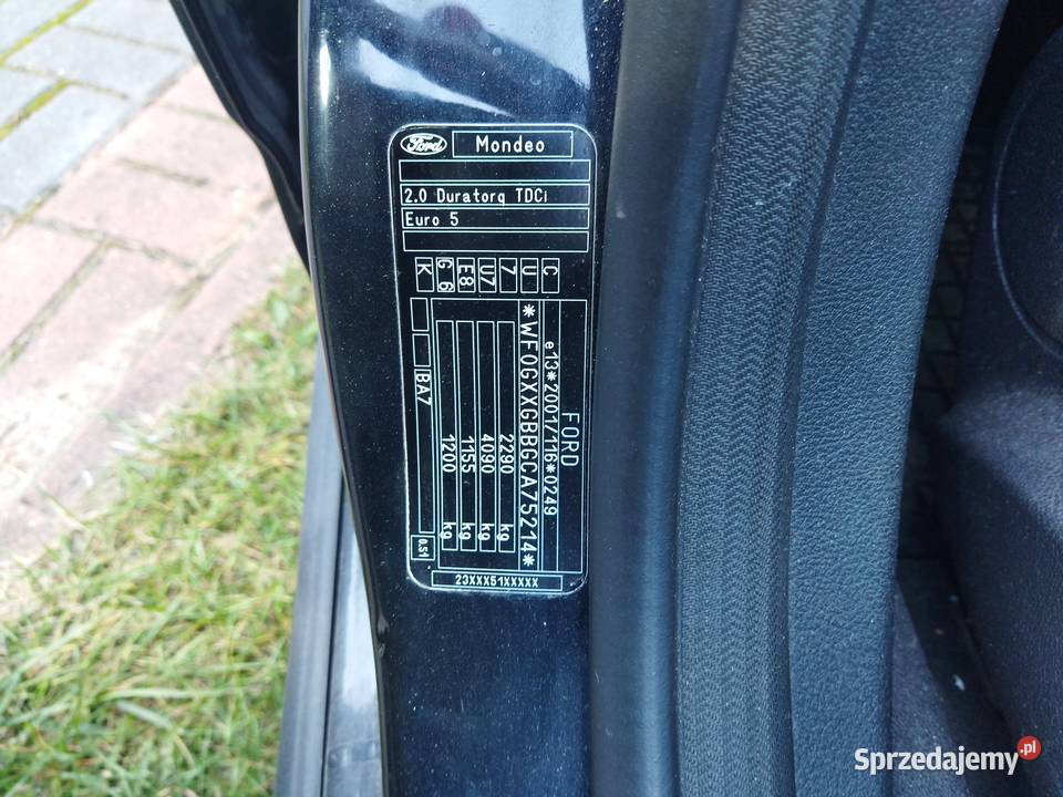 Ford Mondeo 2012 20 TDCI podlaskie Białystok