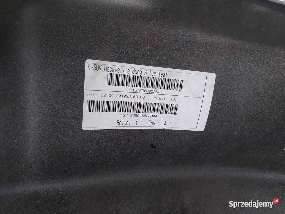 VOLKSWAGEN TIGUAN I 10r zderzak tył 5N0807421 Kielce