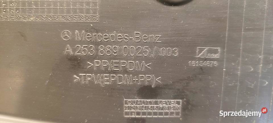 MERCEDES GLC W253 X253 WYGŁUSZENIE BŁOTNIKA LEWE Pozostałe