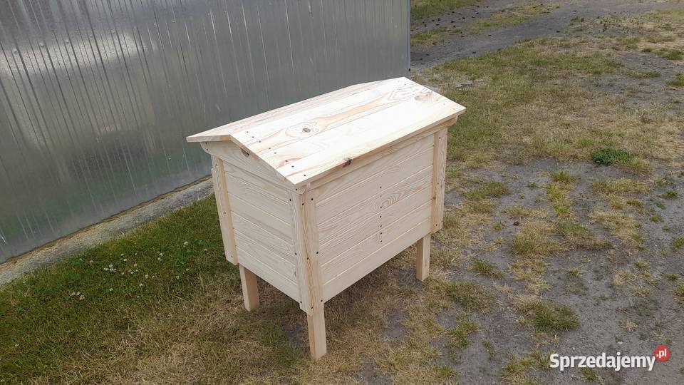 ULE WIELKOPOLSKI drewniany leżak wysyłka paleta Pszczelarstwo Sarny Małe