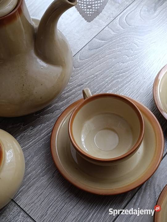 serwis kawowy Saba na 6 osób porcelit Chodzież Poznań