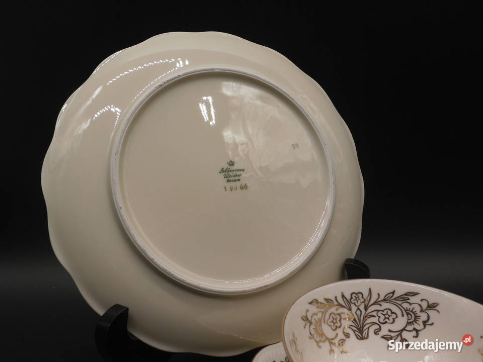 Zestaw śniadaniowy trio z porcelany Seltmann