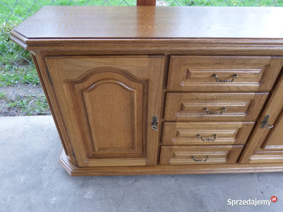 witrna kredens dębowa drewniana stan wysyłka Buczek