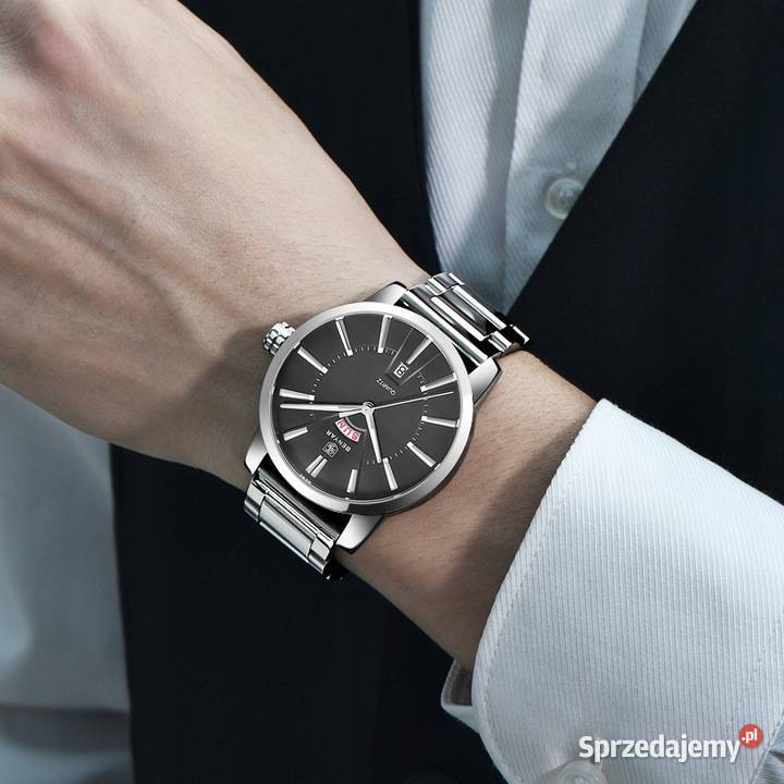 Zegarek Benyar Męski Bransoleta Srebrna Warszawa sprzedam