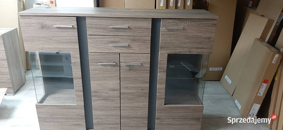 komoda SPOT2 szyby plus LED wielkopolskie Poznań
