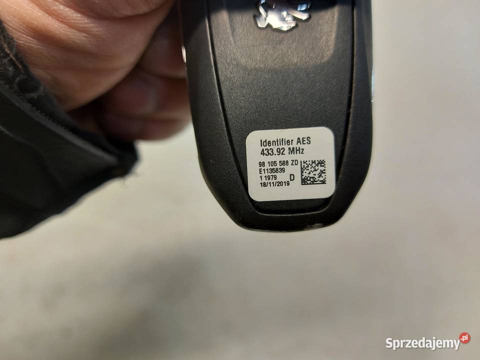 PEUGEOT 508 II Kluczyk pliot 98105588ZD dolnośląskie