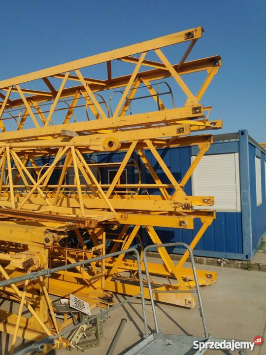 Żuraw wieżowy górno obrotowy Potain MC 85B Wrocław