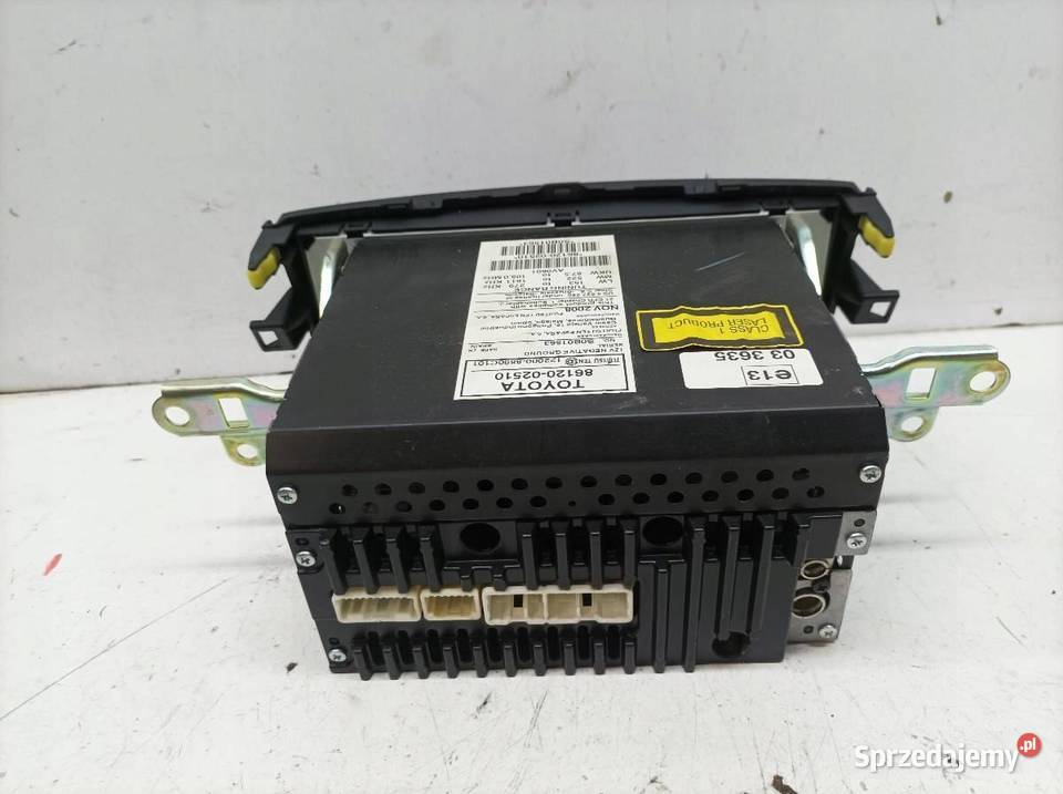RADIO 8612002510 Toyota Auris I 20062012 Rok produkcji 2009 świętokrzyskie sprzedam